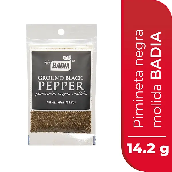 PIMIENTA NEGRA MOLIDA BADIA *14.2 GR