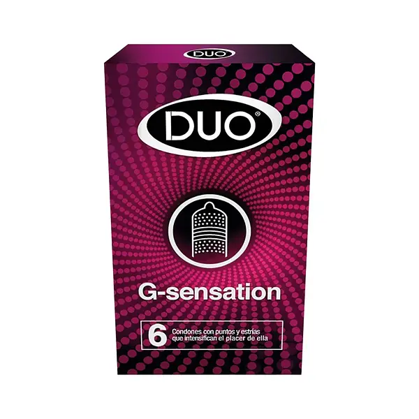 PRESERVATIVO G-SENSATION DUO*6U