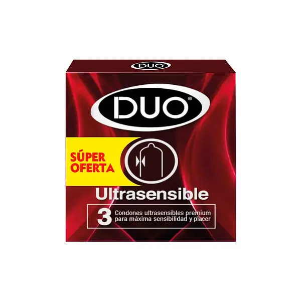 PRESERVATIVO ULTRASENSIBLE DUO *3U