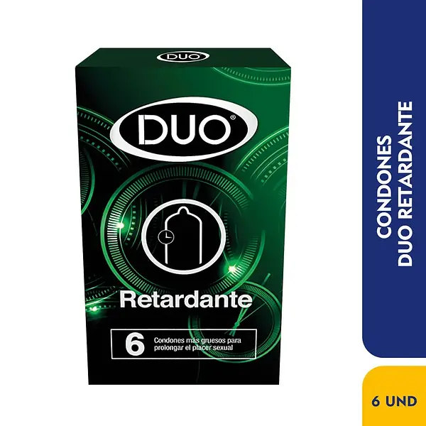 PRESERVATIVO RETARDANTE DUO*6U