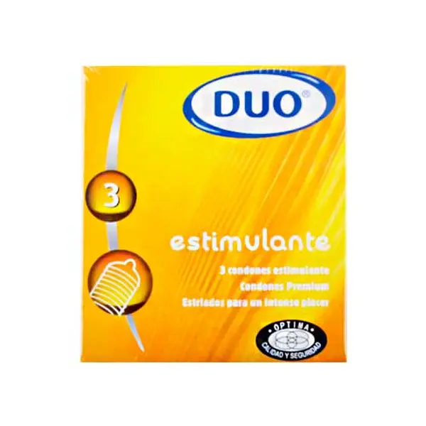 PRESERVATIVO ESTIMULANTE DUO*3U
