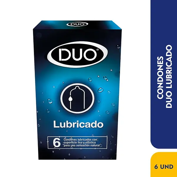 PRESERVATIVO LUBRICADO DUO*6U