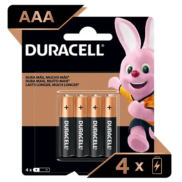 PILA AAA DURACELL *4 UND