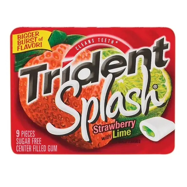 CHICLE SPLASH TRIDENT X *9 UND