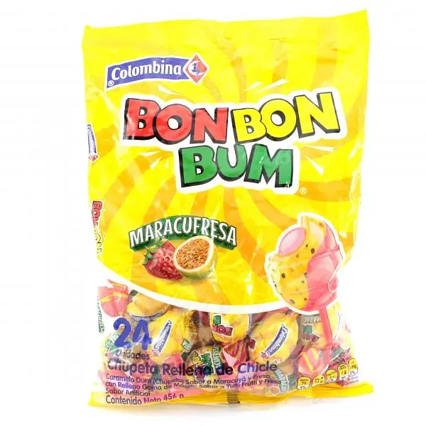 CARAMELO CHUPETA MARACUFRESA BOBONBUM*24U