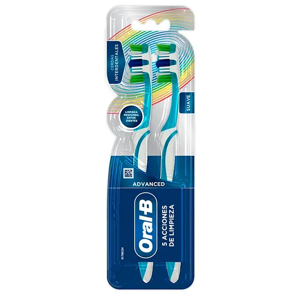CEPILLO DENTAL SUAVE ORAL B*2U