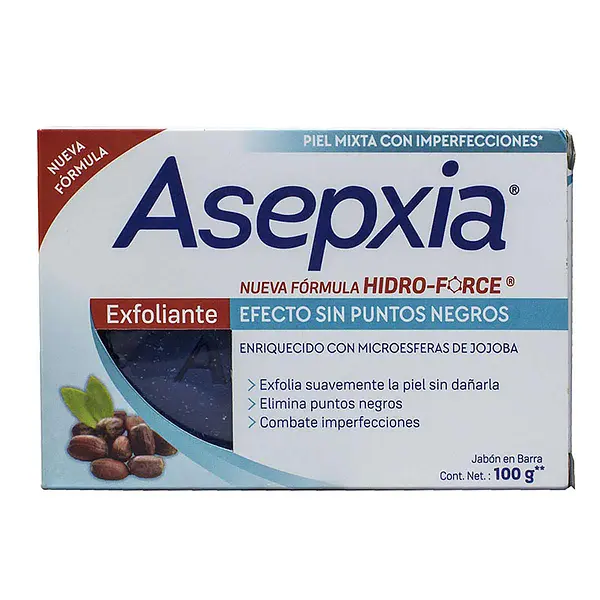 JABON FACIAL ASEPXIA EXFOLIANTE *100GR