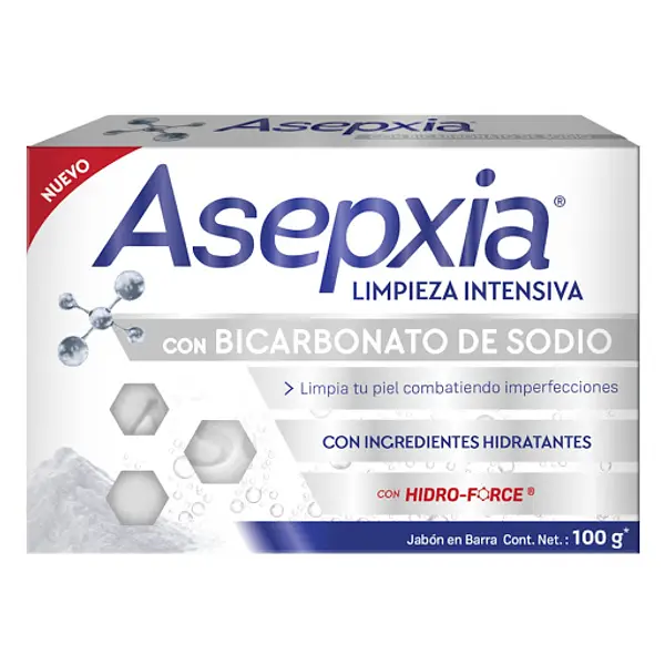 JABON FACIAL BICARBONATO ASEPXIA*100G