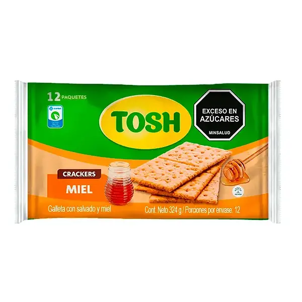 GALLETA MIEL TOSH *27GR