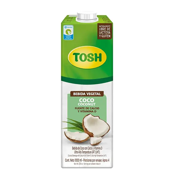 BEBIDA DE COCO TOSH * 1L