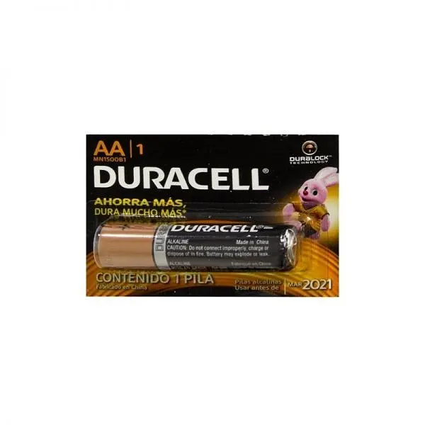 PILA AA ALCALINA DURACELL*1U