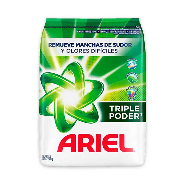 DETERGENTE POLVO ARIEL*2500GR