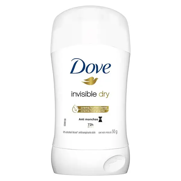 DESODORANTE BARRA INVISIBLE DOVE*50G