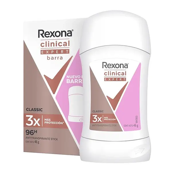 DESODORANTE BARRA CLINICAL REXONA *46GR
