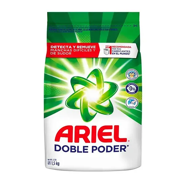 DETERGENTE POLVO ARIEL*1.5KG