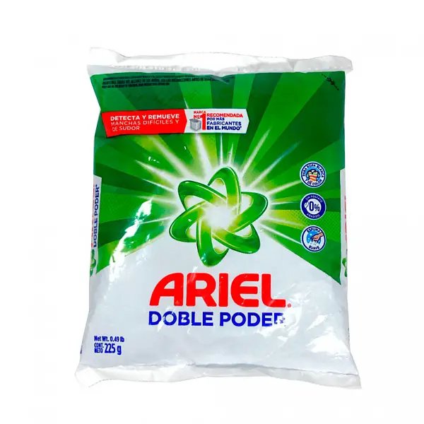 DETERGENTE POLVO ARIEL*225GR