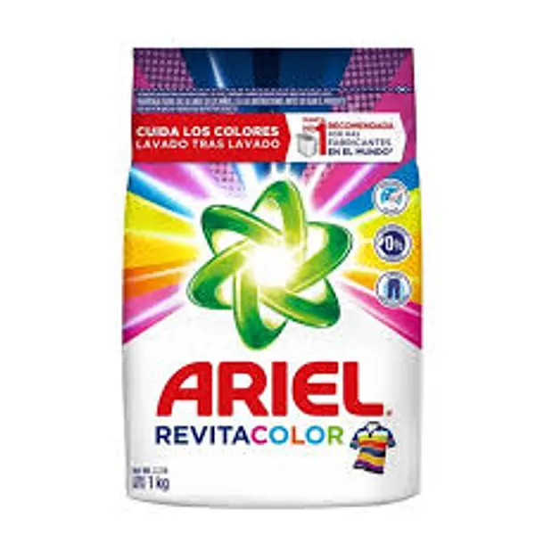 DETERGENTE POLVO REVITACOLOR ARIEL *1KG