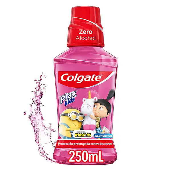 ENJUAGUE BUCAL PLAX KIDS COLGATE*250ML