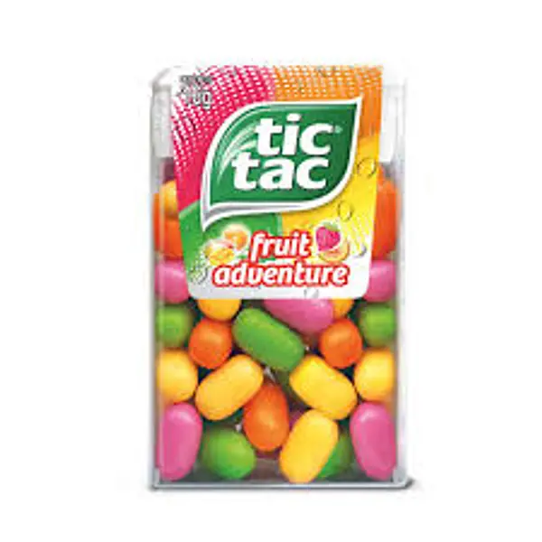 CARAMELO TICTAC FRUIT ADVENTURE*16GR