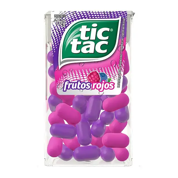 CARAMELO TICTAC FRUTOS ROJOS