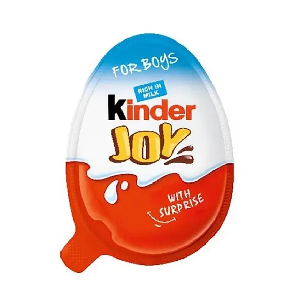 CHOCOLATINA HUEVO JOY NIÑO KINDER *20G