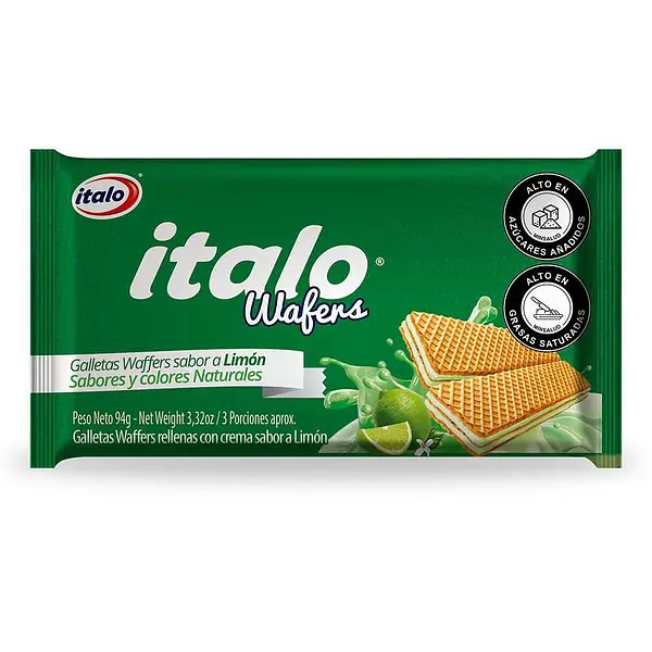 GALLETA LIMON WAFER ITALO*94GR