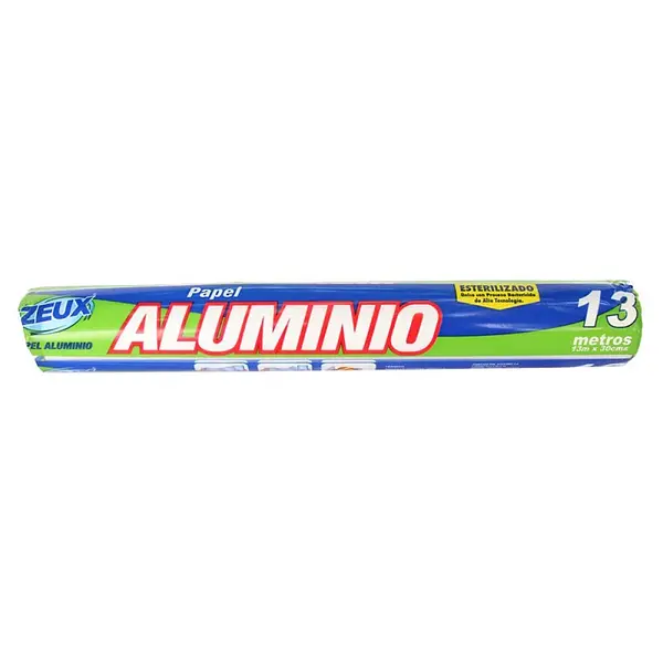 PAPEL ALUMINIO ZEUX*13M