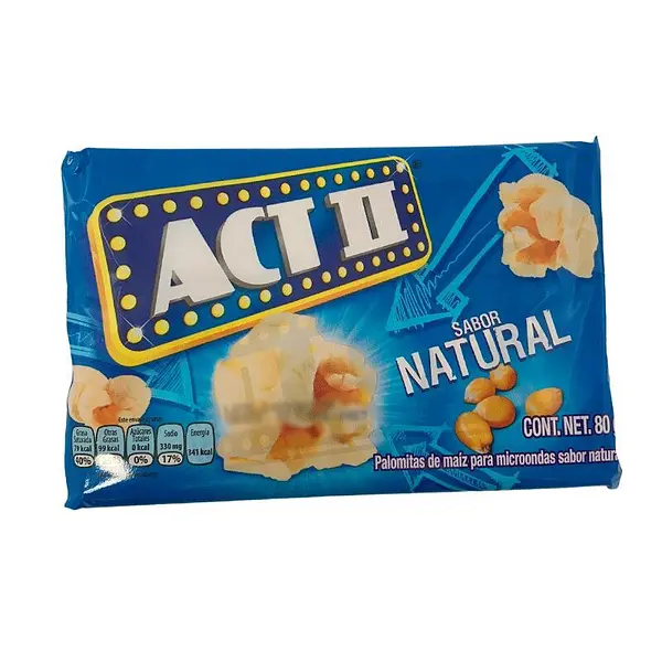 MAIZ MICROONDAS NATURAL ACTH * 80 GR