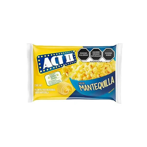 MAIZ MICROONDAS MANTEQUILLA ACTII*80G