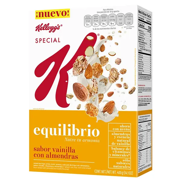 CEREAL VAINILLA ALMENDRAS KELLOGGS*400G