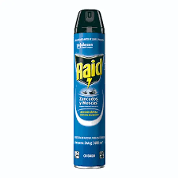 INSECTICIDA AEROSOL MOSCA RAID*244ML