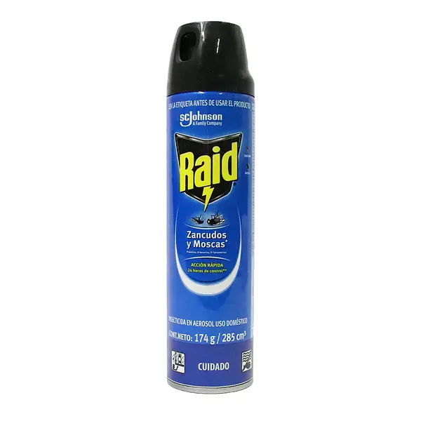 INSECTICIDA AEROSOL MOSCA RAID*285ML