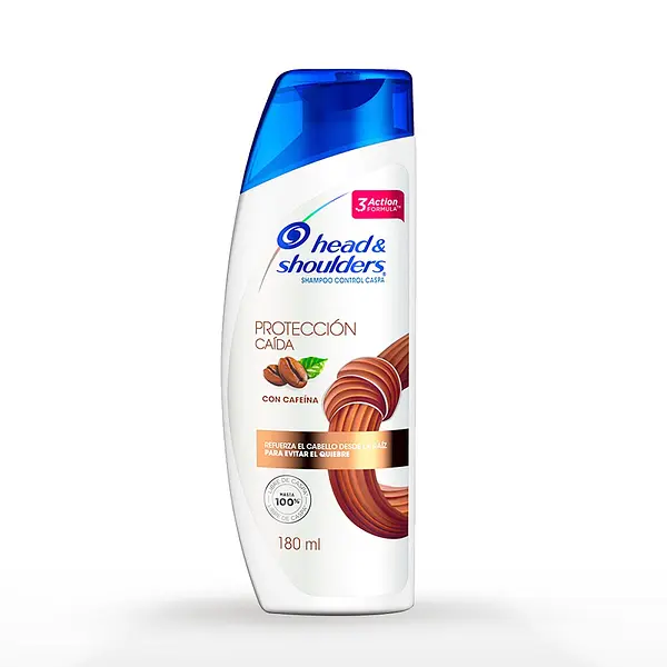 SHAMPO CAFEINA HEAD&SHOULDERS*180ML