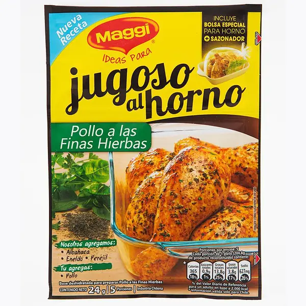 JUGOSO AL HORNO POLLO FINAS HIER*24