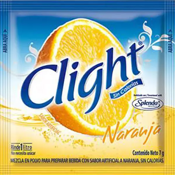 REFRESCO NARANJA CLIGHT*7GR