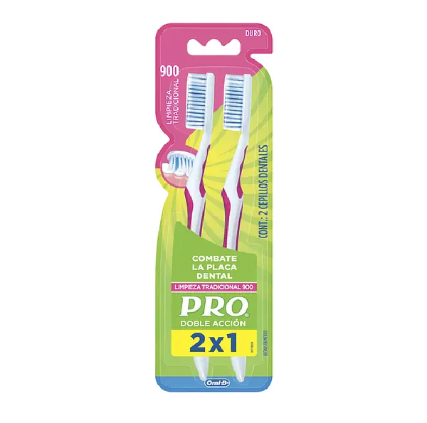 CEPILLO DENTAL DURO PRO*2U