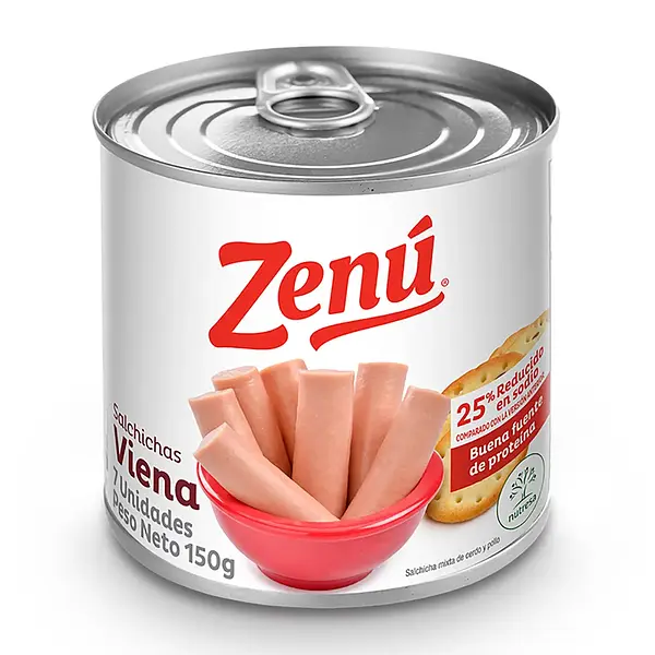 SALCHICHA VIENA ZENU *150G
