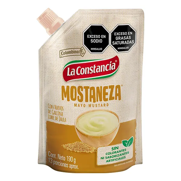 SALSA MOSTANEZA LA CONSTANCIA *190 GR