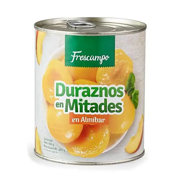 DURAZNO MITADES FRESCAMPO *480GR
