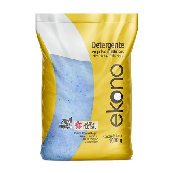 DETERGENTE POLVO FLORAL EKONO*1KG