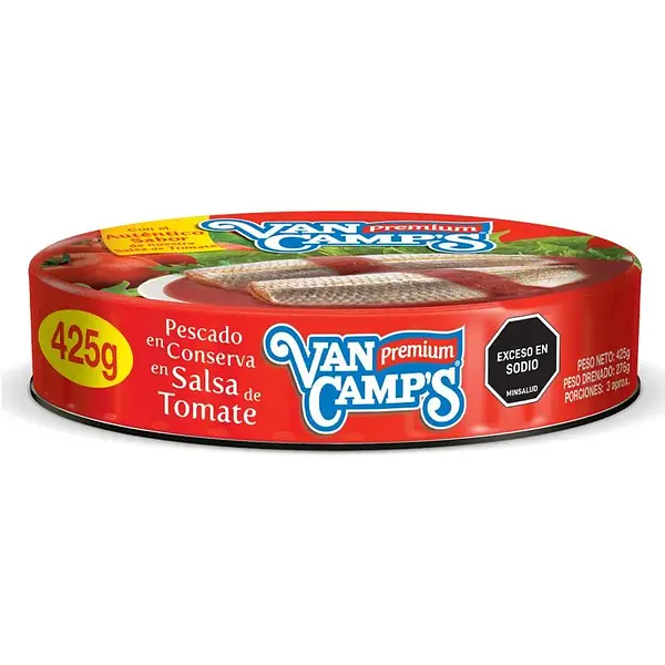 SARDINA TOMATE VAN CAMPS*425G