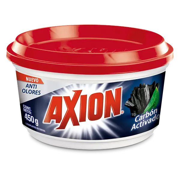 JABON CREMA LOZA CARBON AXION* 450G