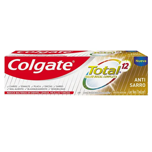 CREMA DENTAL TOTAL COLGATE 12 *75ML