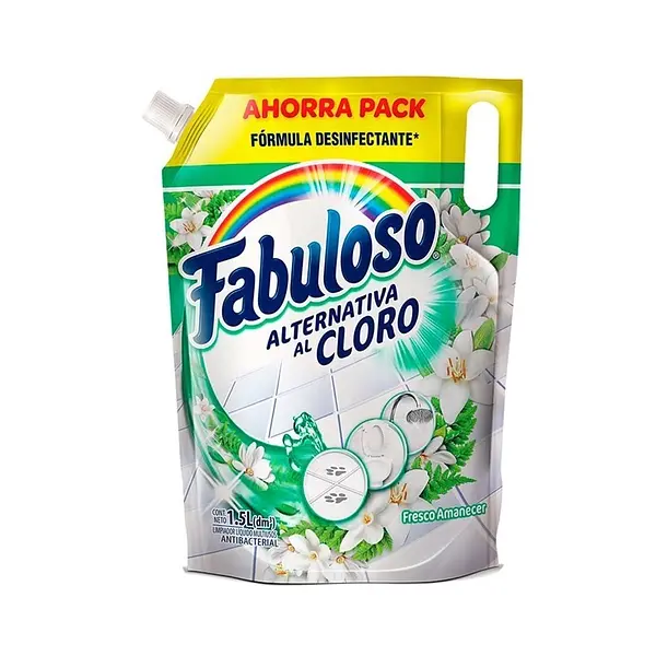 LIMPIAPISOS CLORO FRESCO FABULOSO*1.5L