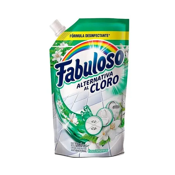 LIMPIAPISOS CLORO FRESCO FABULOSO*720ML