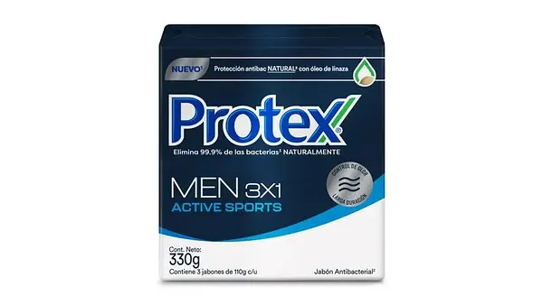 JABON CORPORAL PROTEX MEN*3*330GR