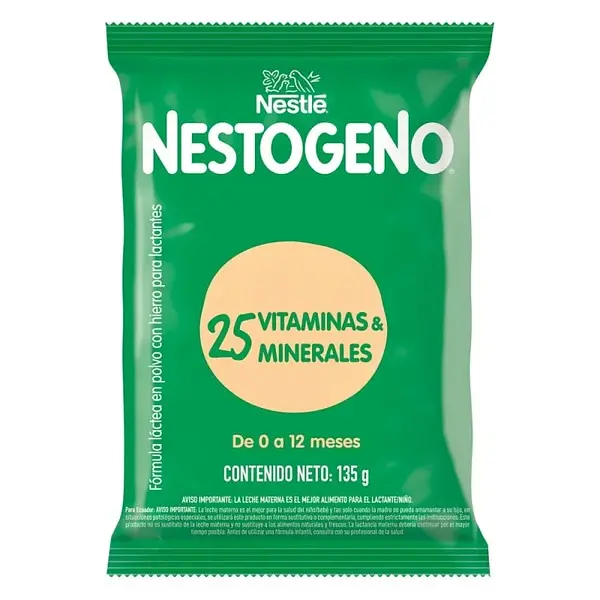 LECHE POLVO NESTOGENO NESTLE*135GR