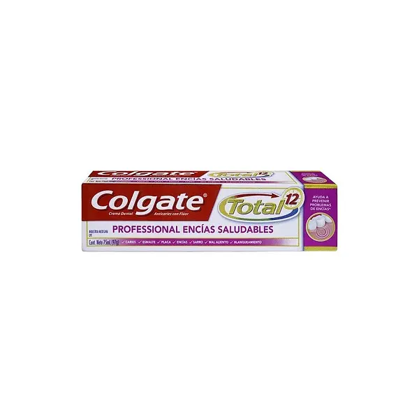 CREMA DENTAL REFOR COLGATE TOTAL 12*75ML