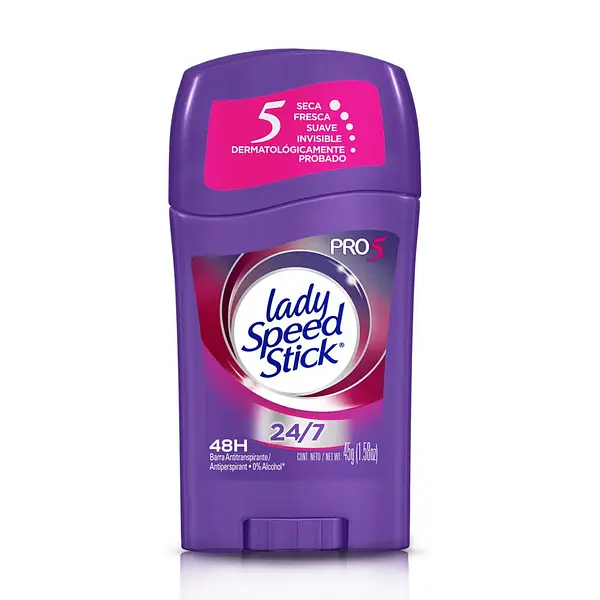DESODORANTE BARRA PRO5 SPEED STICK *45G