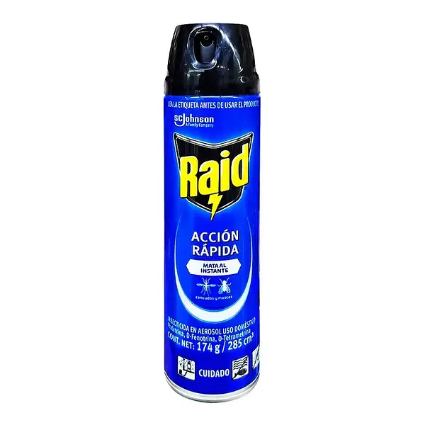 INSECTICIDA AEROSOL ZANCUDOS RAID*145GR